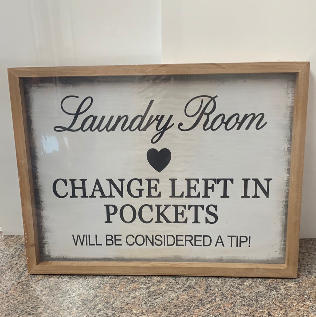 Laundry Sign