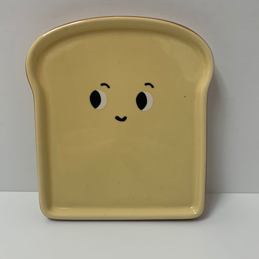 Funny Food Bread Plate