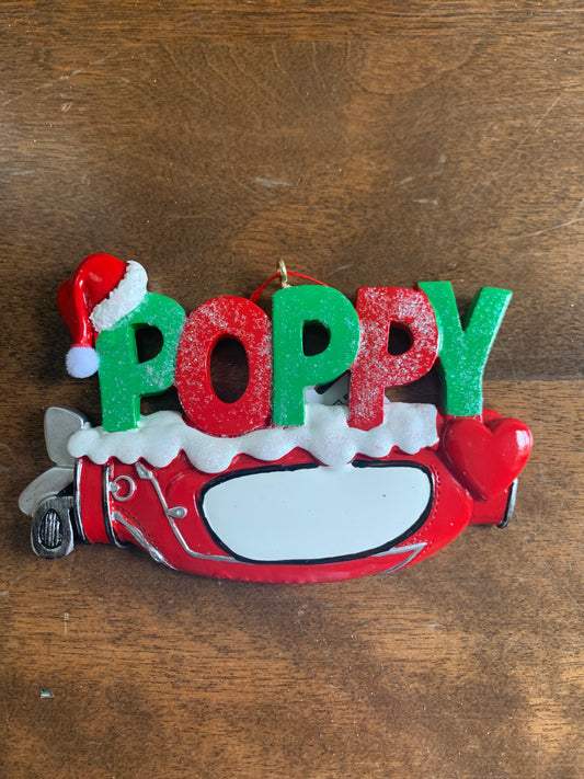 Nana or Poppy Ornament