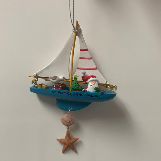 St. Peter’s Santa sailboat