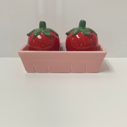 Strawberry Salt & Pepper Set