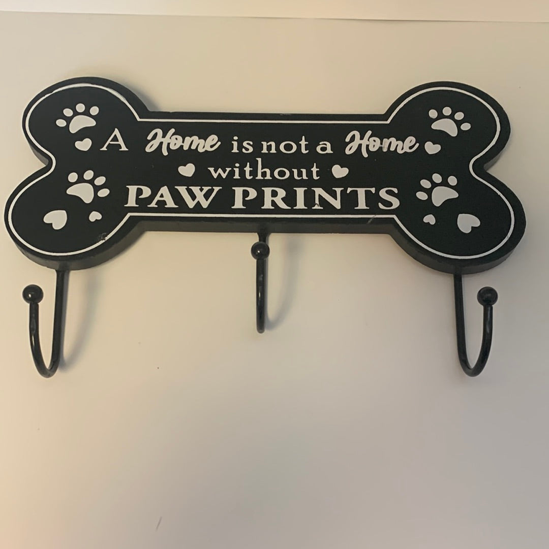 Paw Print Lead or coat holder