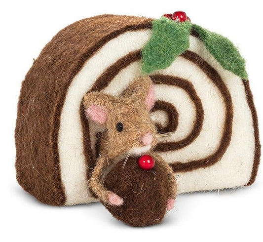 Felt Mouse in Jelly Roll