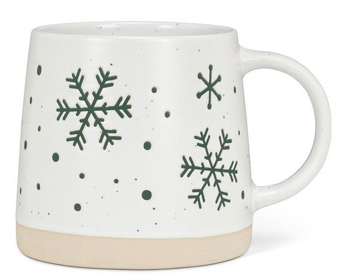 Snowflake Wide Base Mug