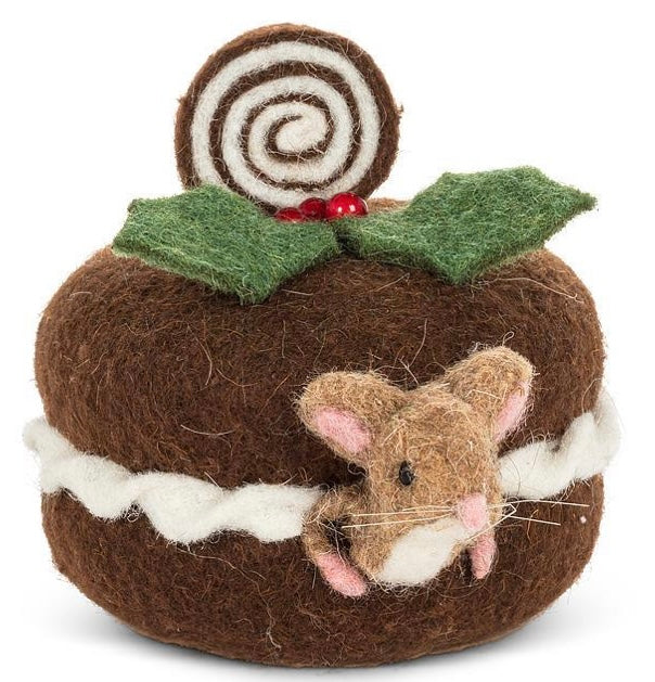 Felt Mouse in Whoopi Pie ￼