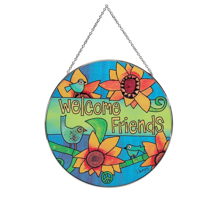 Welcome friends suncatcher