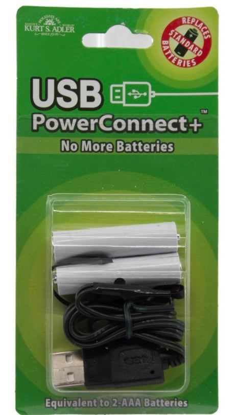 USB Power Connect, No More Batteries