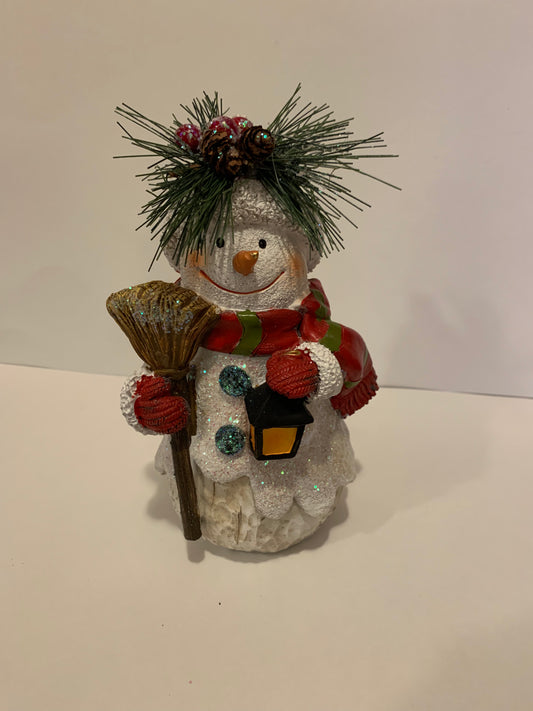 Snowman with Broom